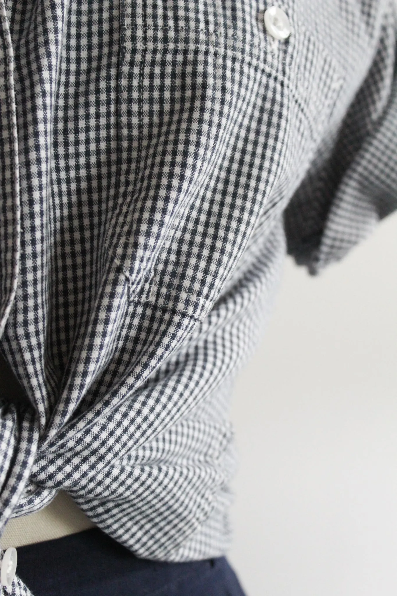 hilltop gingham button up