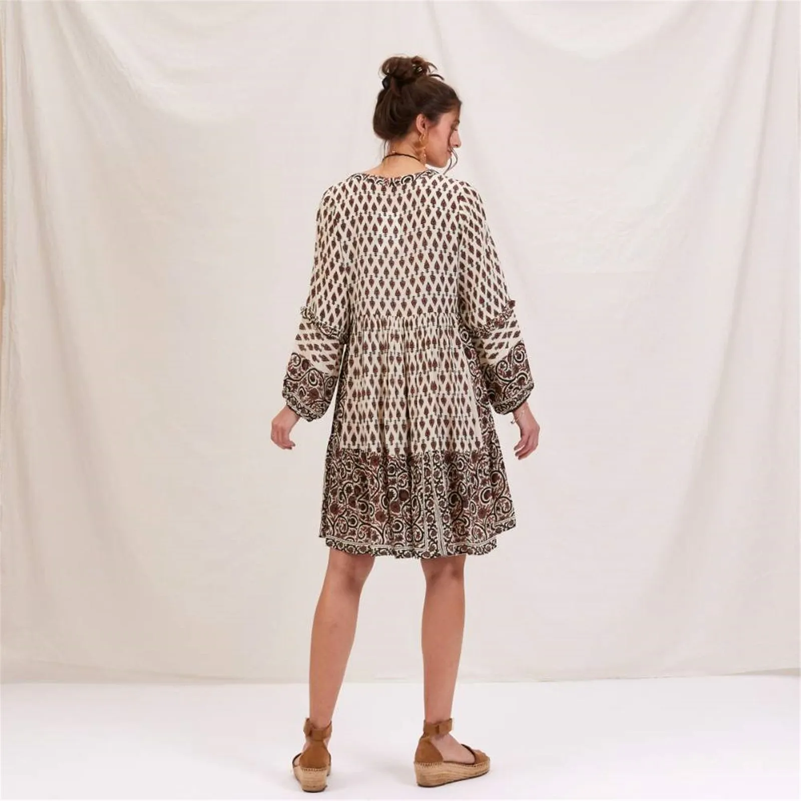 Julia Block Panel Midi Dress