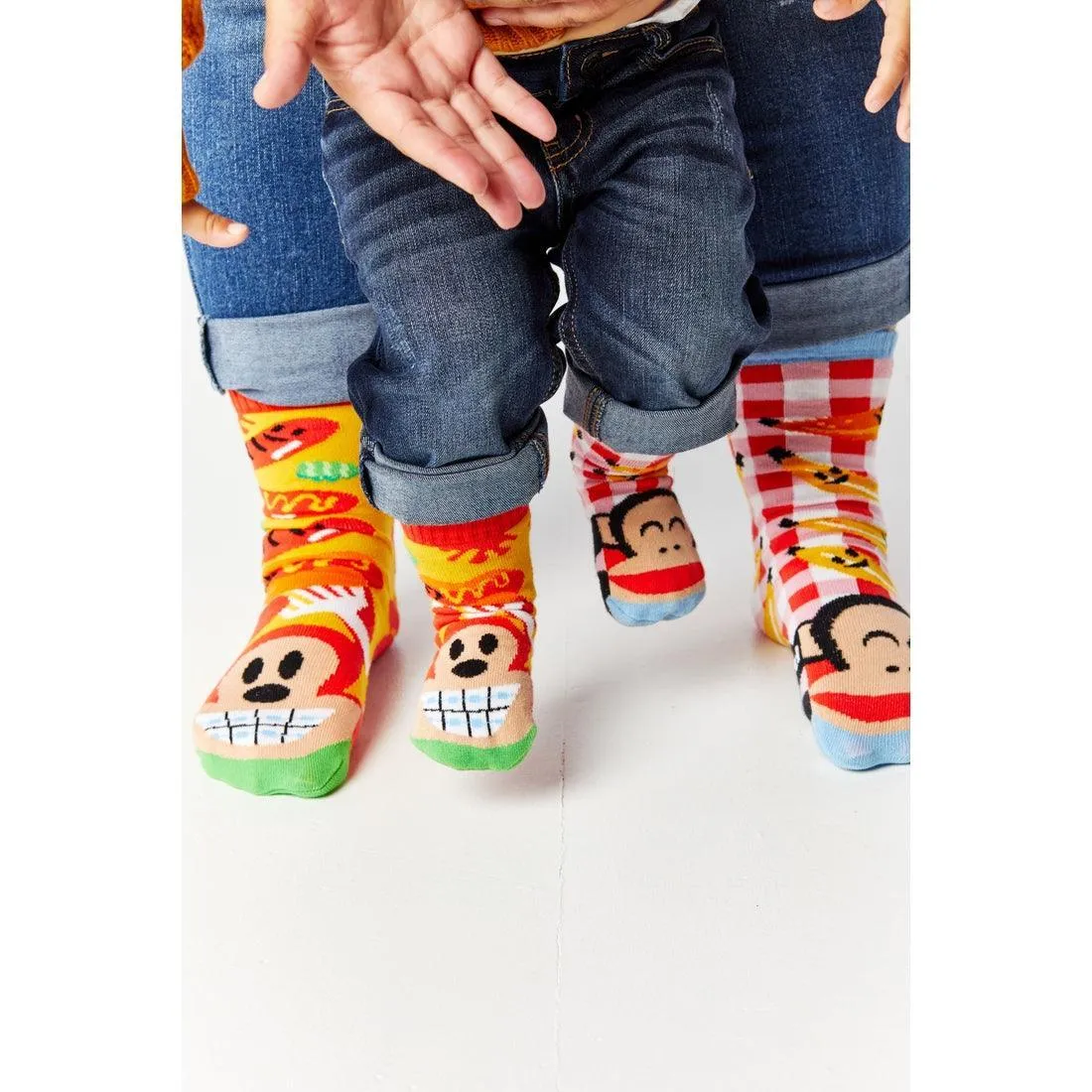 Julius & Bob | Paul Frank Limited Edition | Kids Socks | Mismatched Cute Crazy Fun Socks