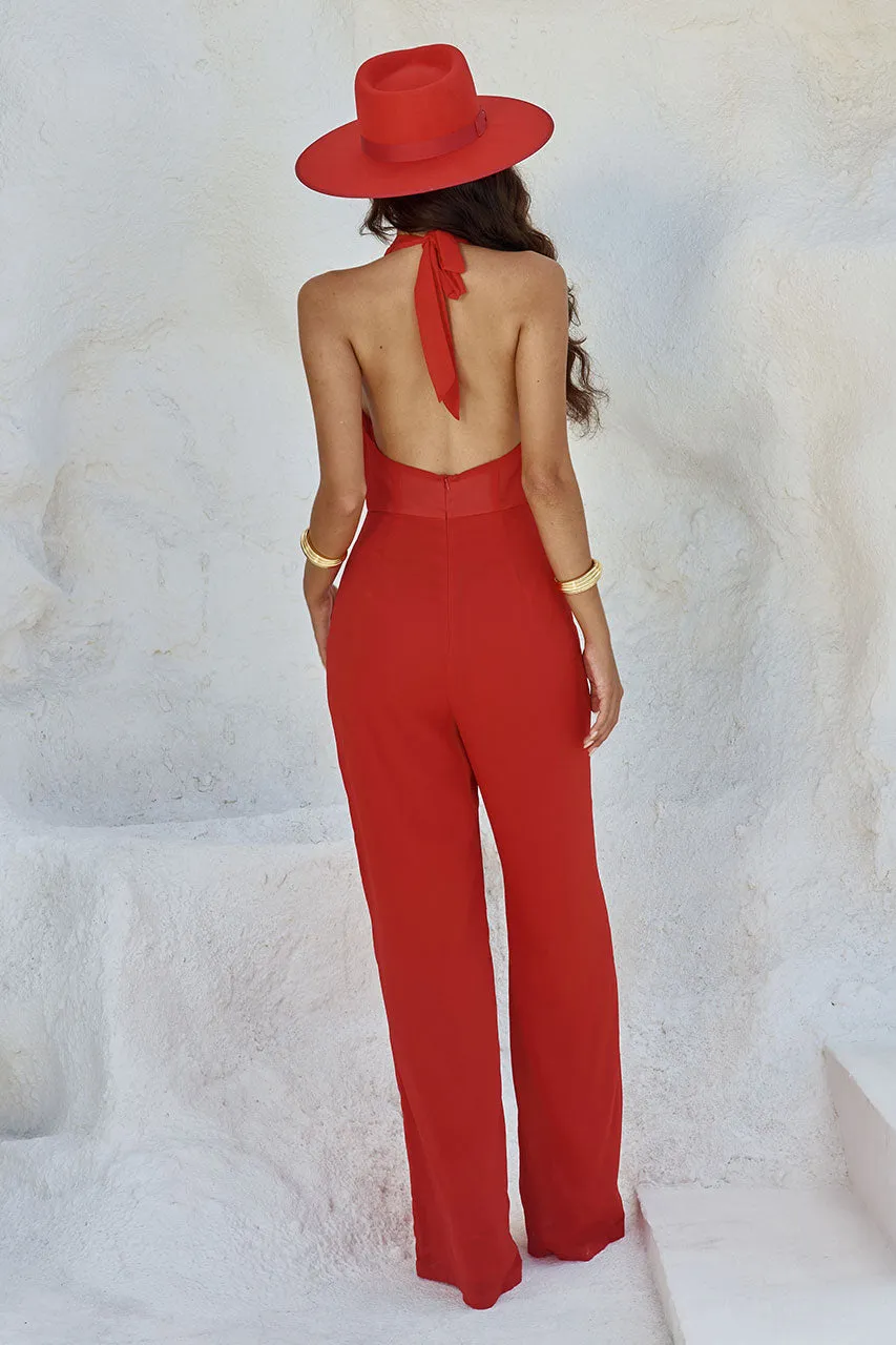 KINDRED JUMPSUIT - RED