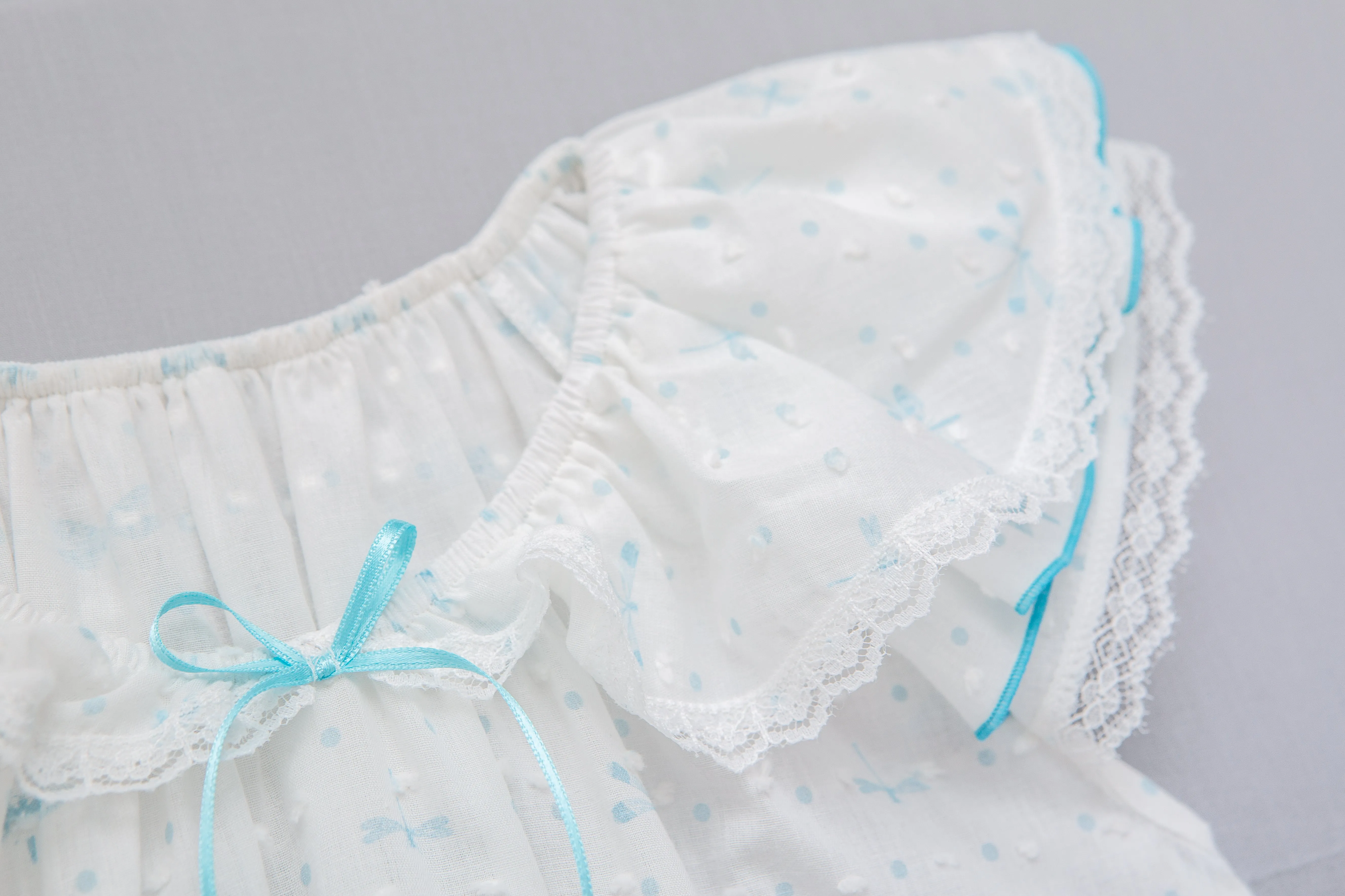 KLARA - GIRLS’ COTTON NIGHTDRESS BLUE DRAGONFLY