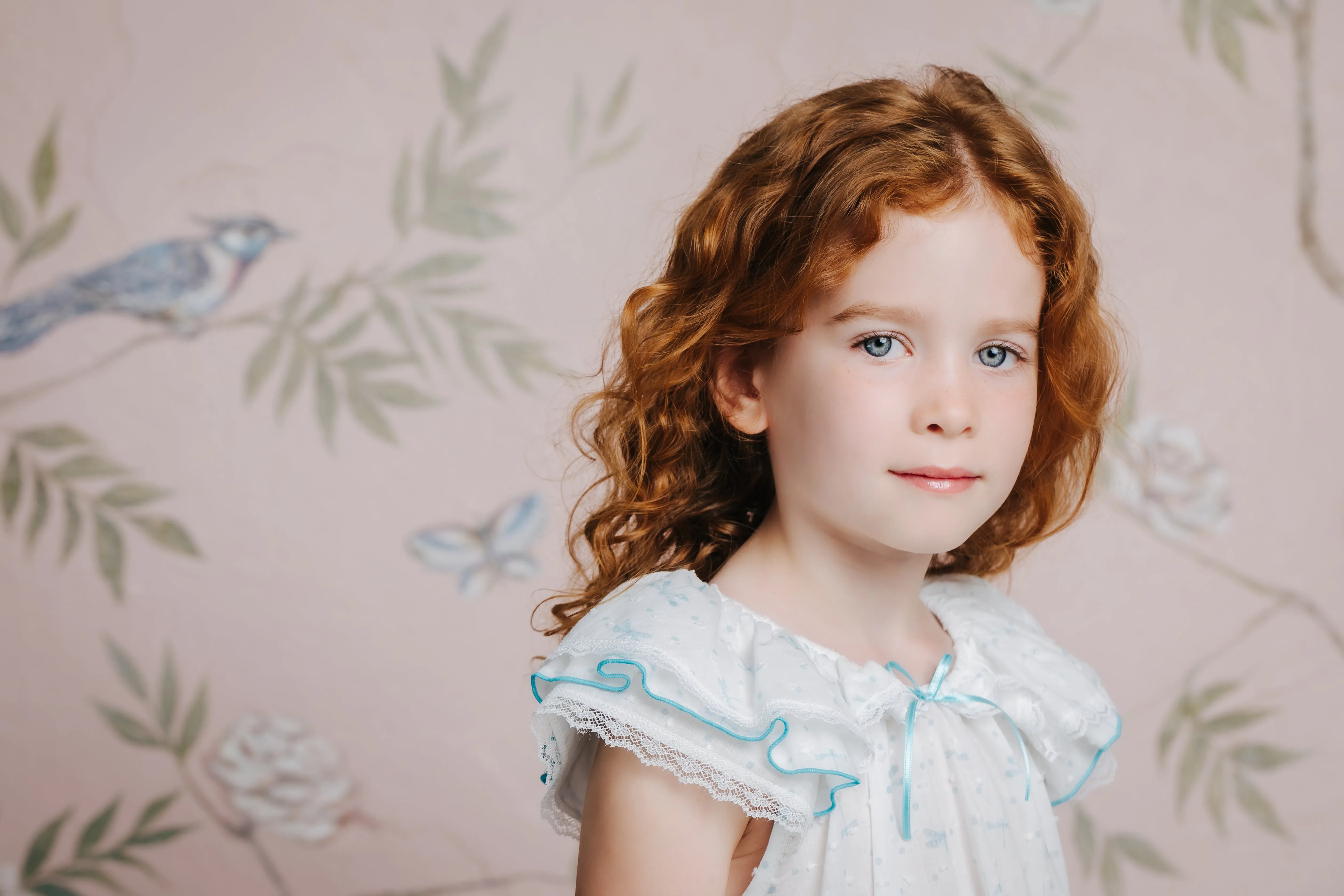 KLARA - GIRLS’ COTTON NIGHTDRESS BLUE DRAGONFLY