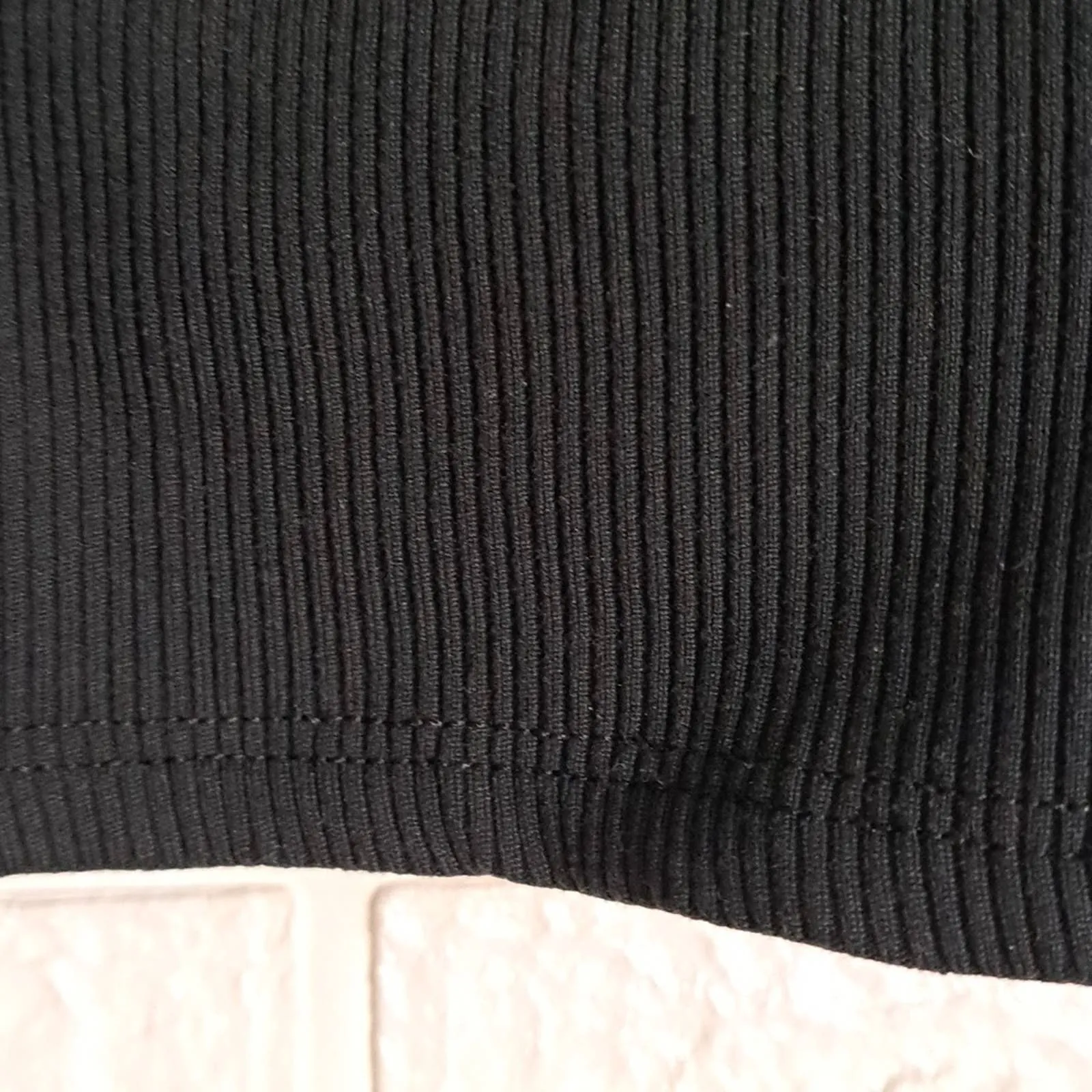 KORAL Leah Rib Sports Bra Black Medium