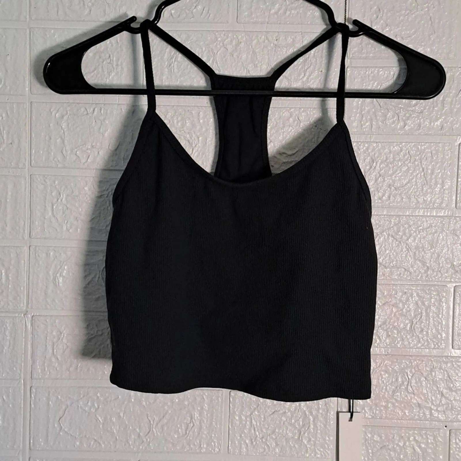 KORAL Leah Rib Sports Bra Black Medium