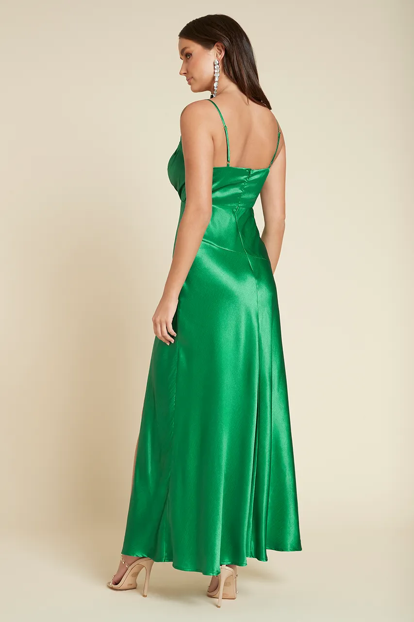 LEAH MAXI  DRESS - EMERALD