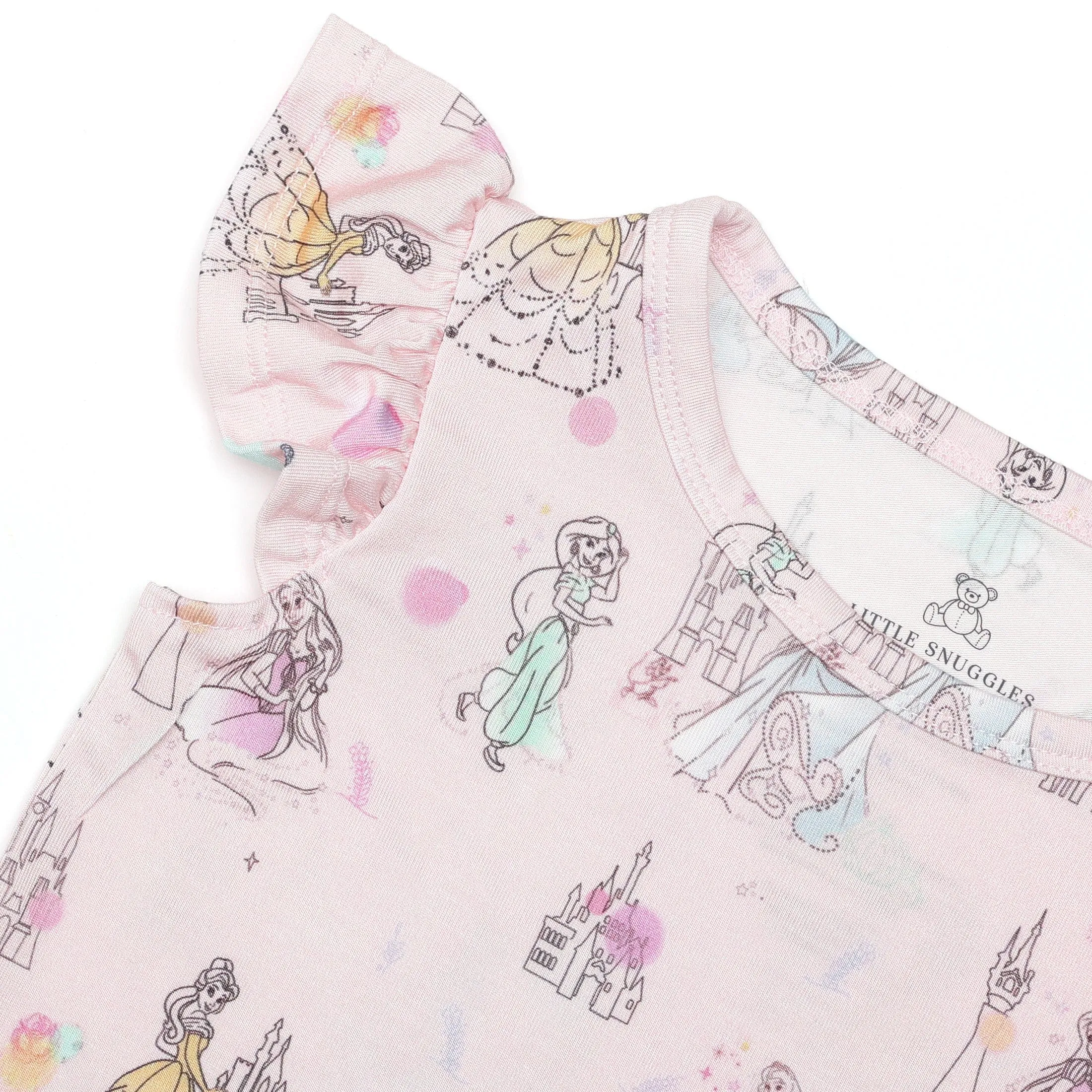 Magic Collection Princess Castles - Bamboo Flutter Sleeve Lounge Set