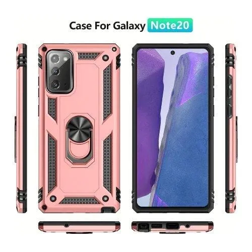 Military Kickstand Rose Gold Series Case - Samsung Galaxy Note20 5G (2020)
