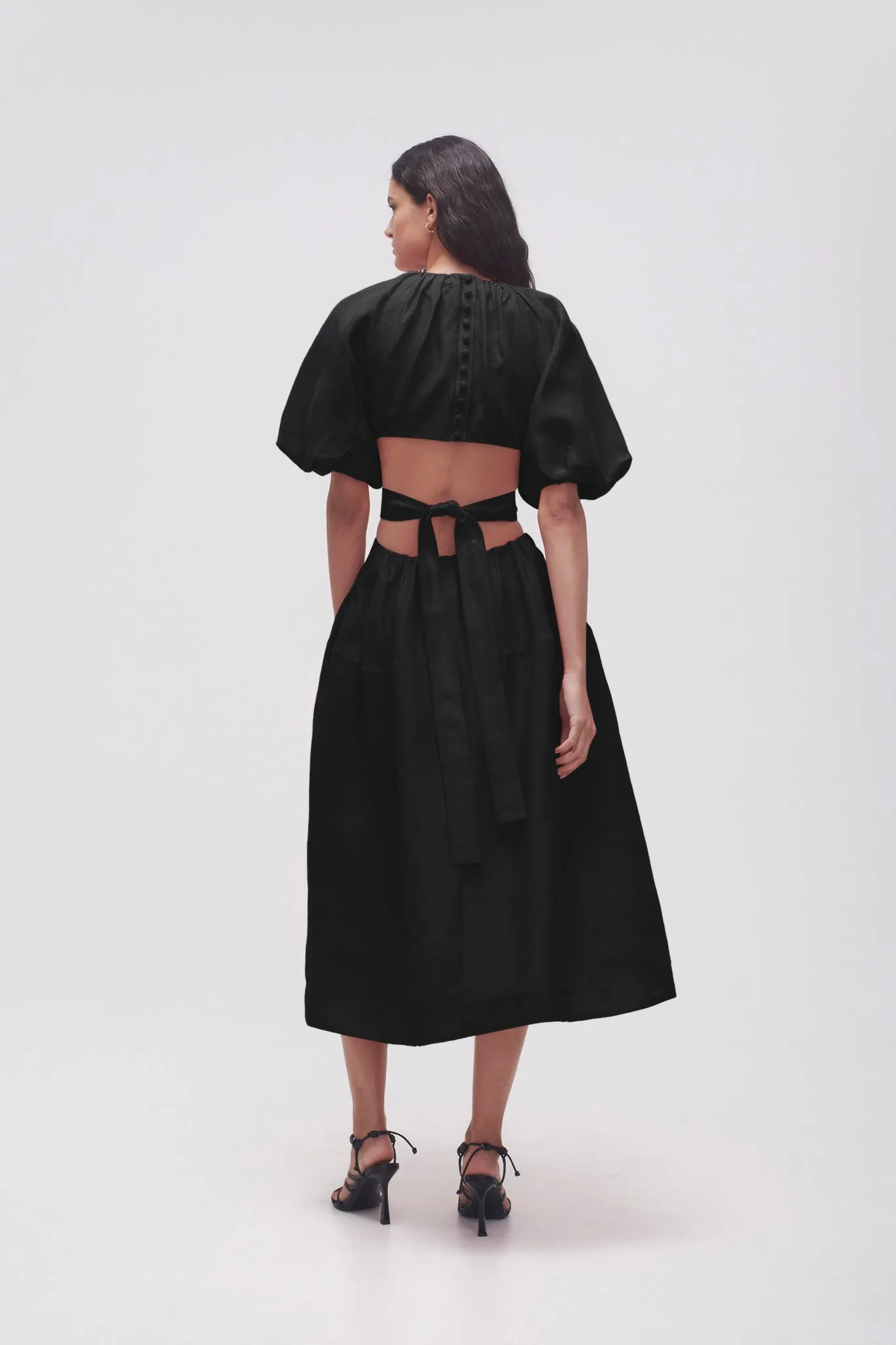 Mimosa Cut Out Midi Dress