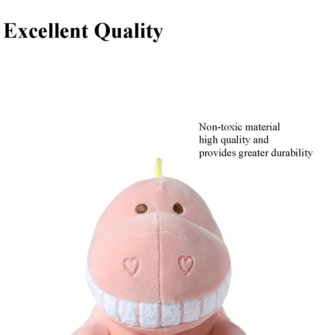 MINISO Mini Family Valentine Series Heart Sitting Dinosaur Plush Toy