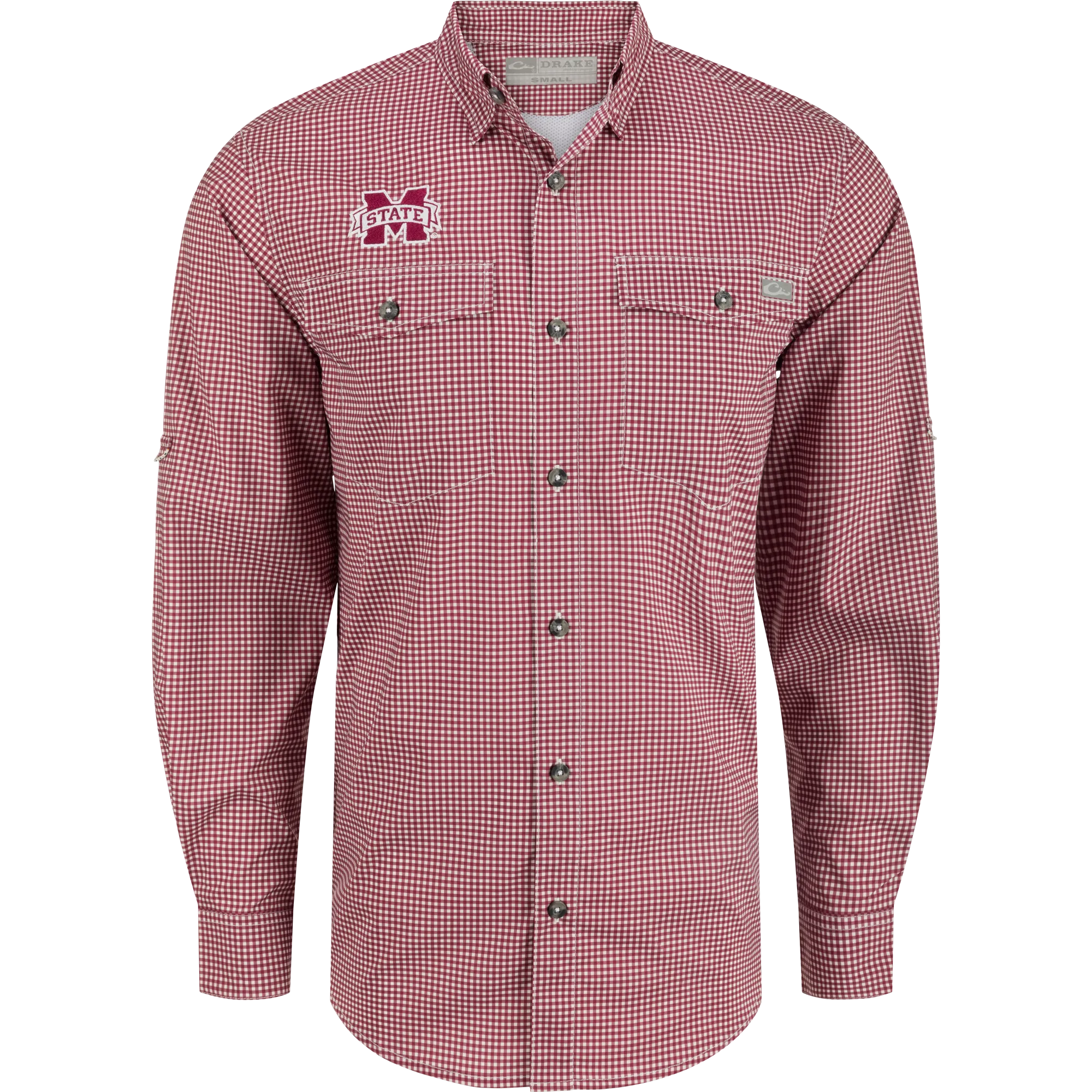 Mississippi State Frat Gingham Long Sleeve Shirt