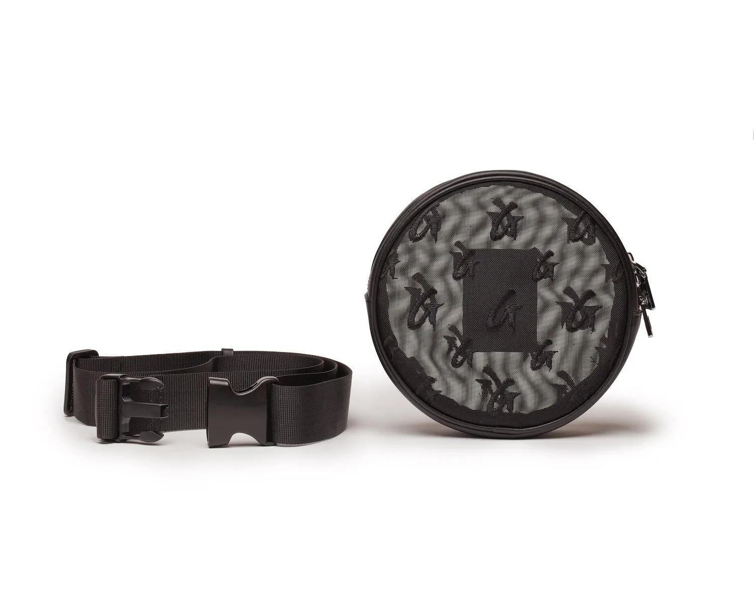 MONOGRAM MESH FANNY PACK BLACK