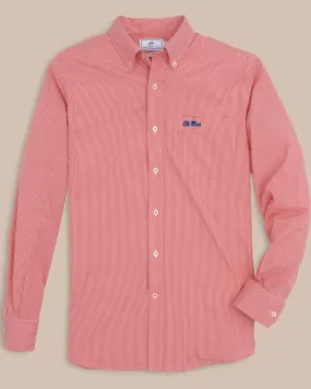 Ole Miss Rebels Gingham Button Down Shirt