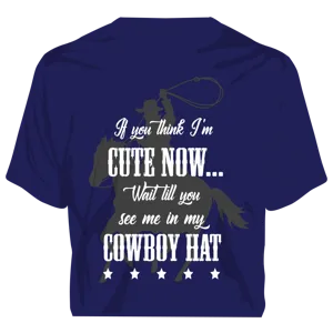 "Cute Now" Western Kids T-Shirt