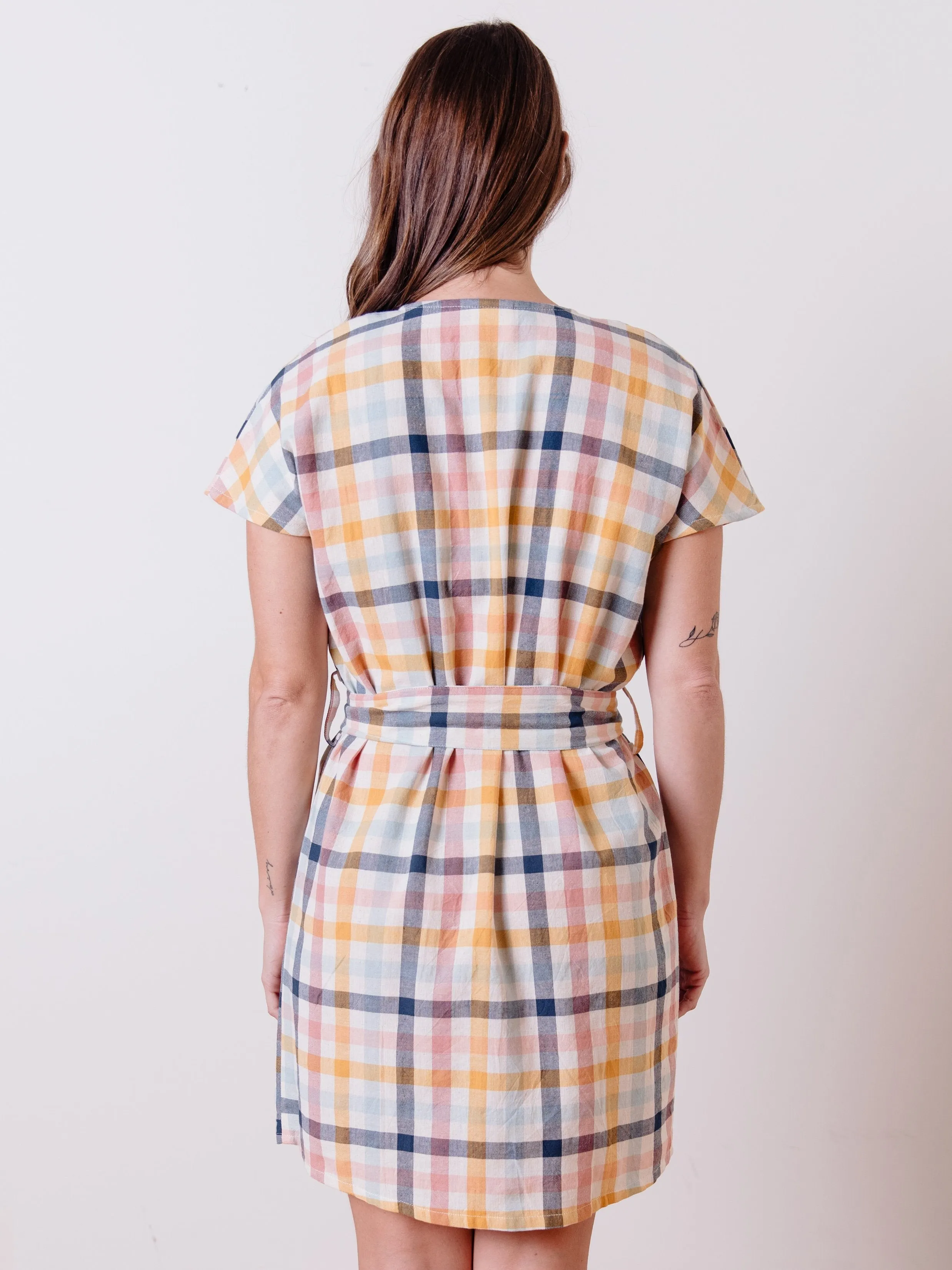 Renee Dress - Multi Gingham
