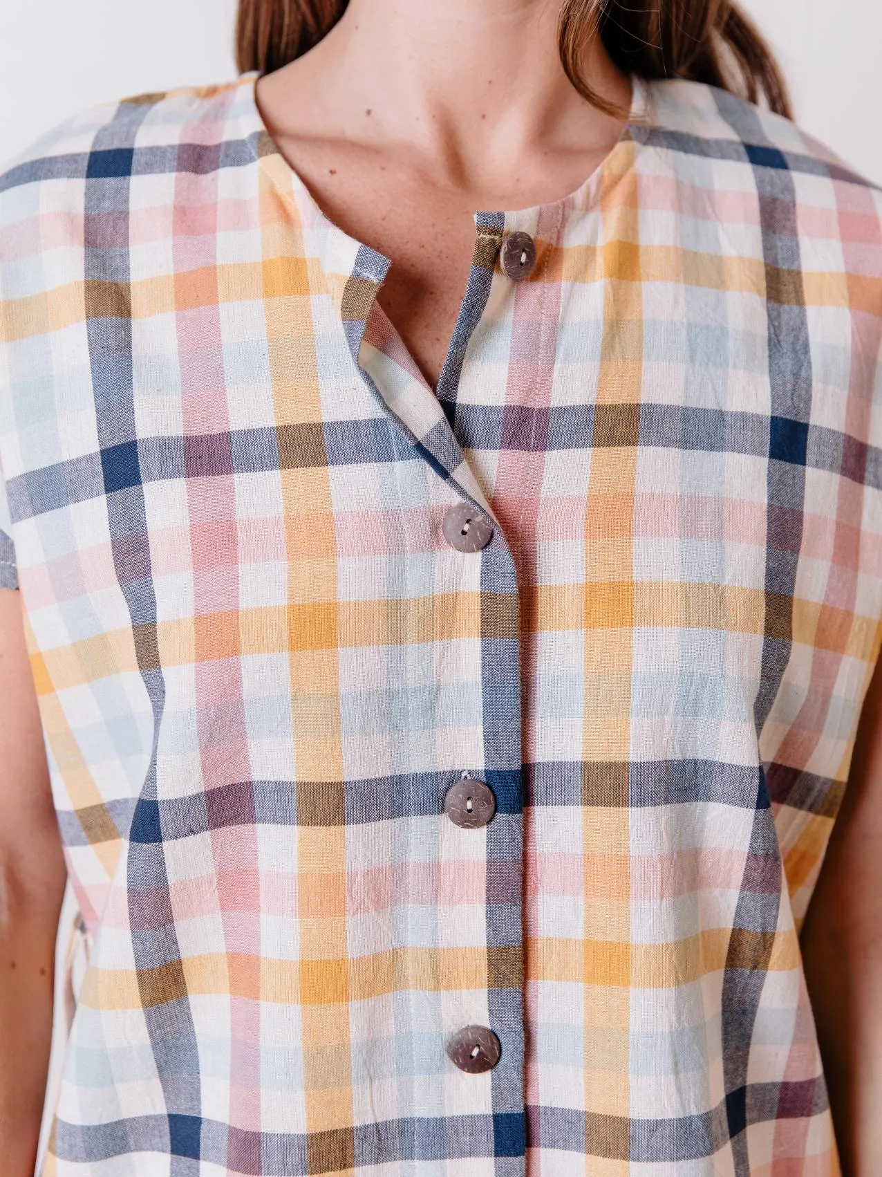 Renee Dress - Multi Gingham