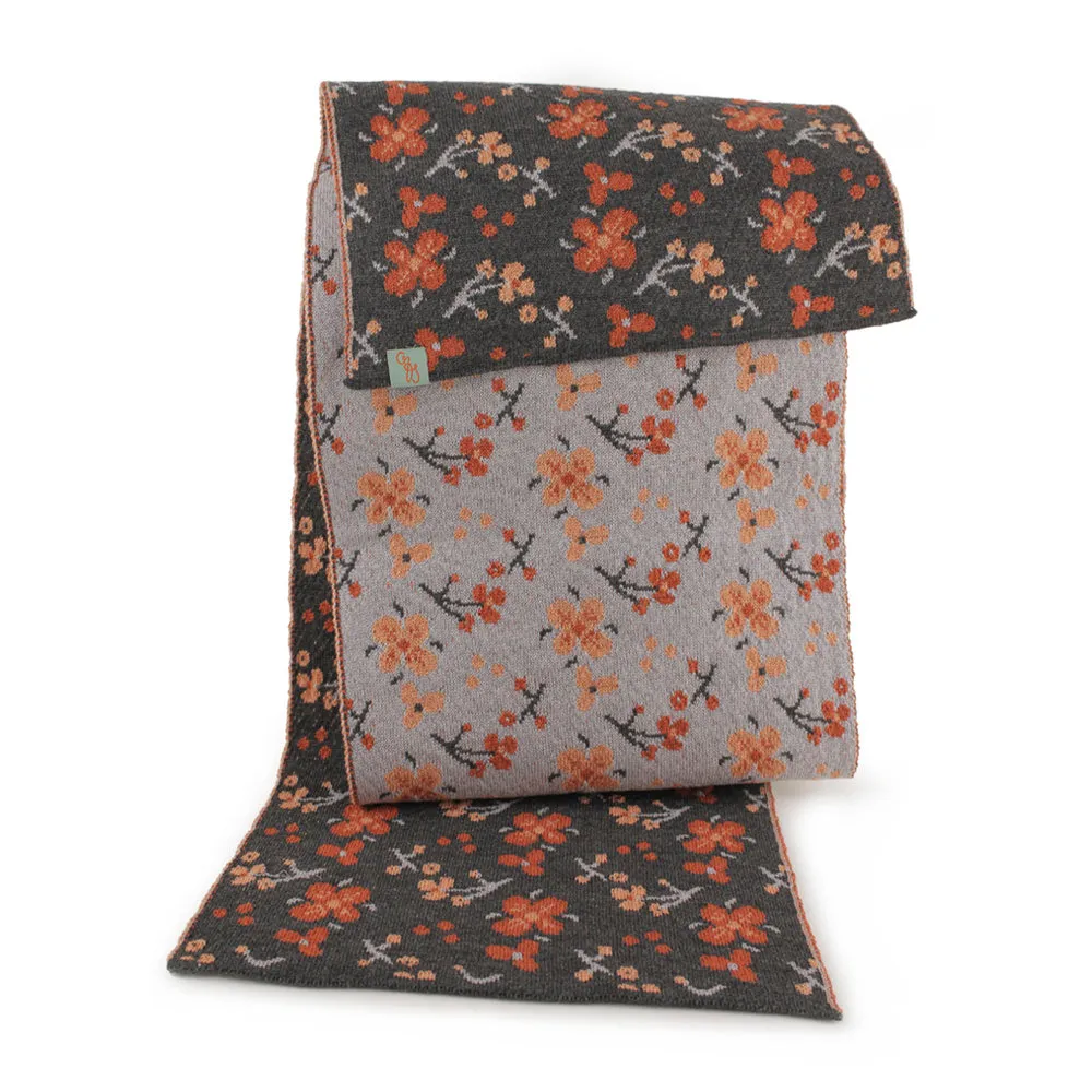 SCARVES - CHERRY BOMB - EXTRA FINE MERINO WOOL