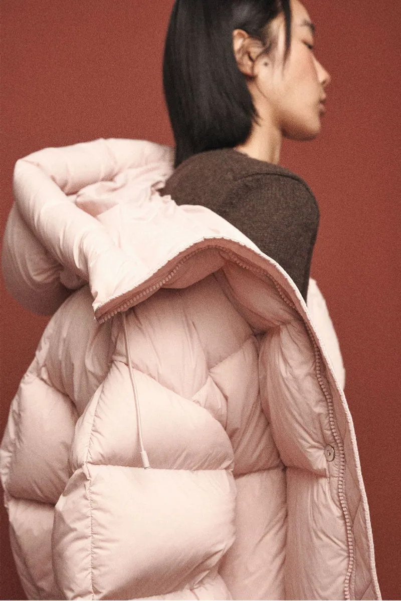 Short fluffy outwear down jacket | 6 color
