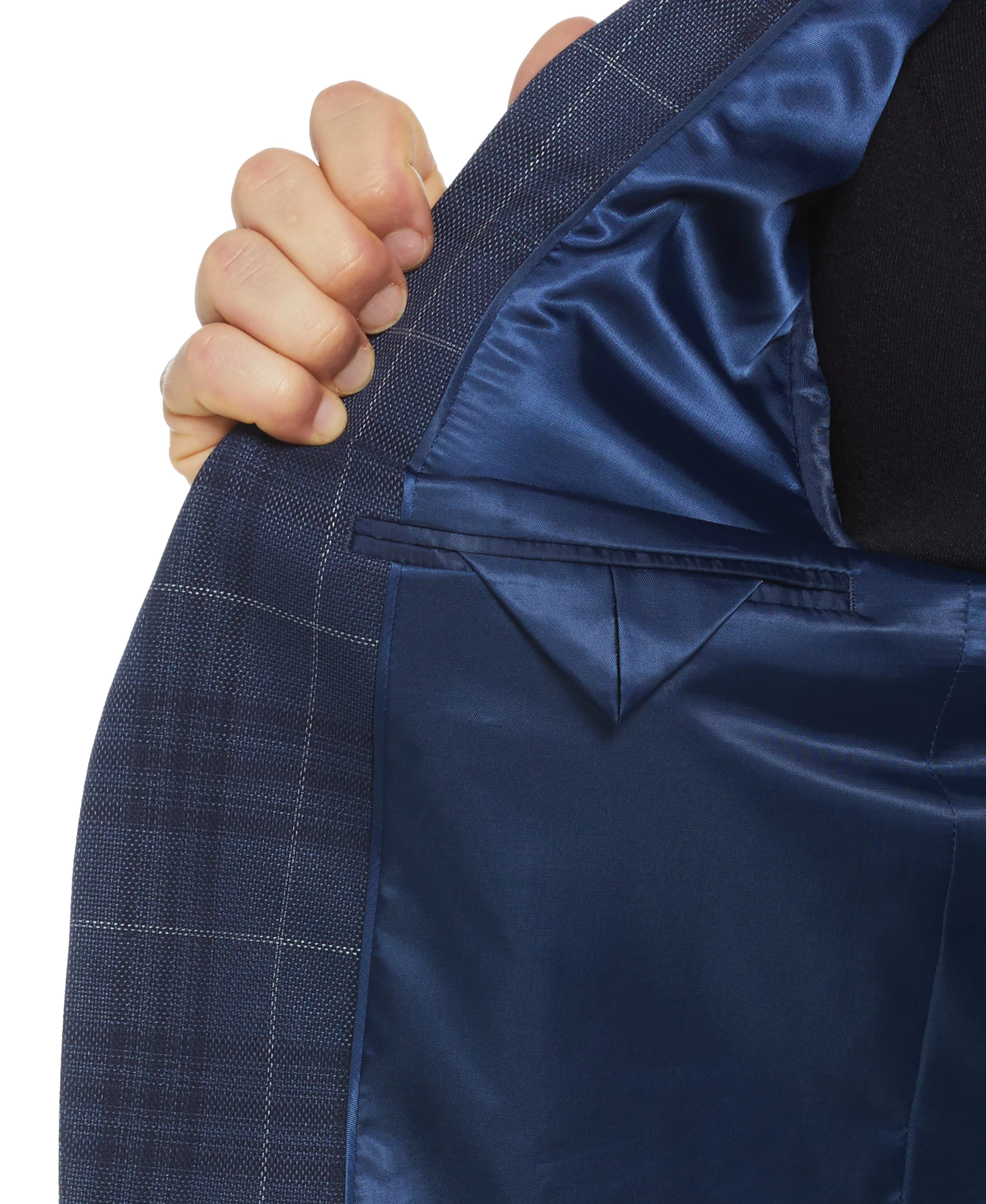 Slim Fit Plaid Sport Sport Jacket