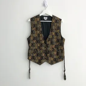 Vintage Beaded Patterned Vest