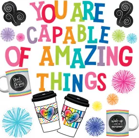 'You are Capable of Amazing Things'  Bulletin Board Set | Bright and Brewtiful | UPRINT | Schoolgirl Style